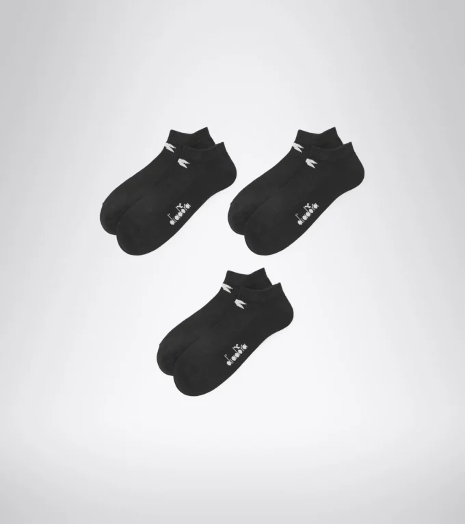 U.Quarter Multi Socks 3-Pack Paquete de calcetines cortos – Tres pares – Unisex