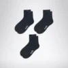 U.Quarter Socks 3-Pack Pack de calcetines cortos – Tres pares – Unisex