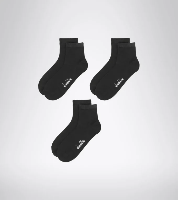 U.Quarter Socks 3-Pack Pack de calcetines cortos – Tres pares – Unisex