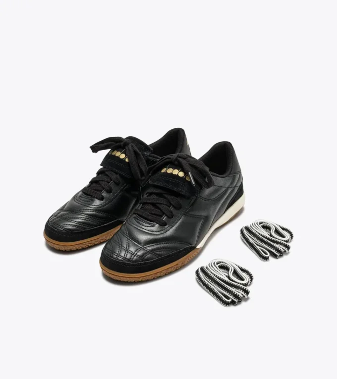 Zapatillas de cuero doradas para interior Zapatillas de cuero doradas para interior