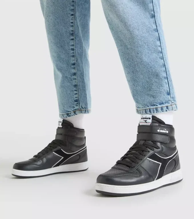 Zapatillas deportivas Magic Basket Mid Icona Leather – Unisex