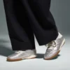 Zapatillas Gold Indoor Metallic Terrace en piel laminada Zapatillas Gold Indoor Metallic Terrace en piel laminada