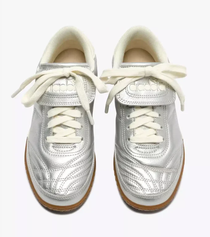 Zapatillas Gold Indoor Metallic Terrace en piel laminada Zapatillas Gold Indoor Metallic Terrace en piel laminada