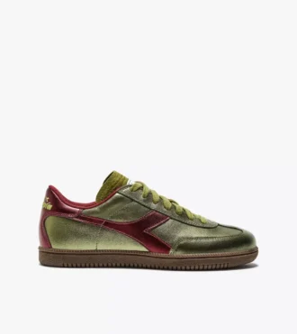 Zapatillas Zapatillas de cuero metalizado