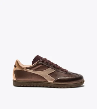 Zapatillas Zapatillas de cuero metalizado