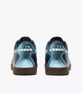 Zapatillas Zapatillas de cuero metalizado
