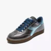 Zapatillas Zapatillas de cuero metalizado