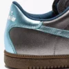 Zapatillas Zapatillas de cuero metalizado